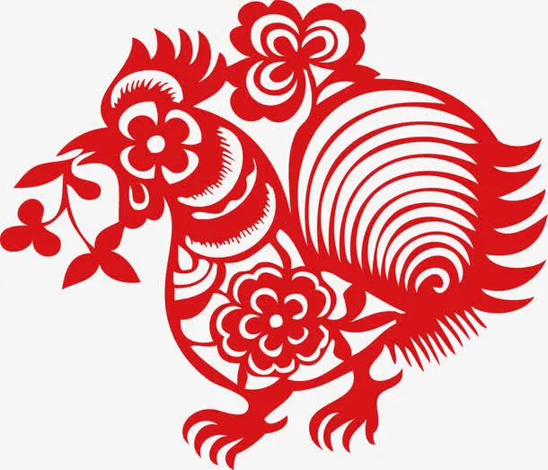 矢量2017鸡年新年素材免抠