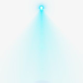 蓝色放射性光效免抠