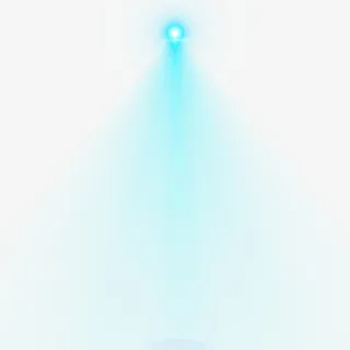 蓝色放射性光效免抠