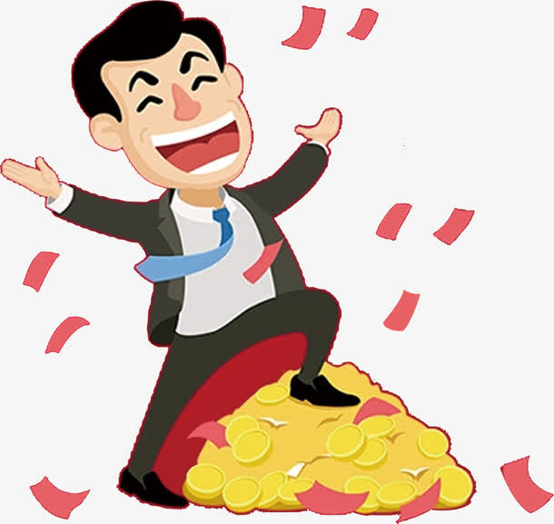 金币人物免抠