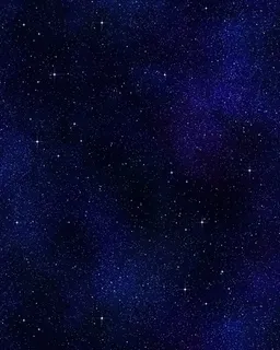 蓝色星空夜空风景高清