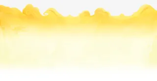 黄色大气云海边框纹理免抠