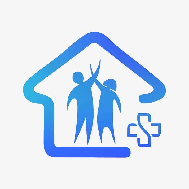 健康服务小屋免抠