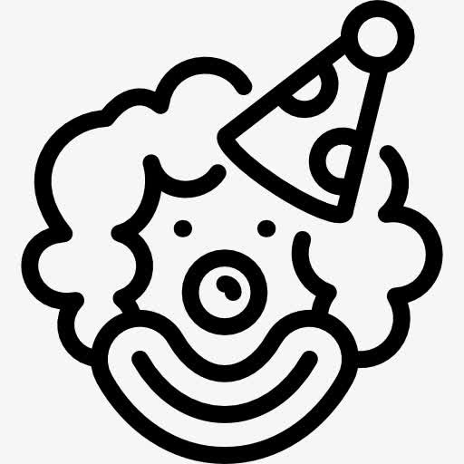 小丑的帽子图标免抠