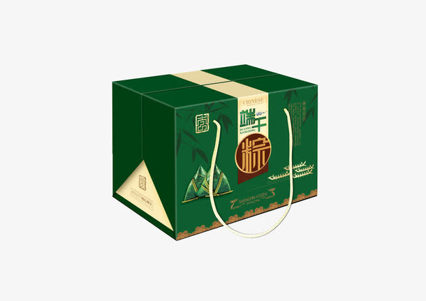 中秋粽子礼盒包装设计免抠