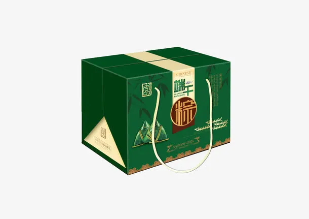 中秋粽子礼盒包装设计免抠