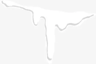 白色雪花创意卡通免抠