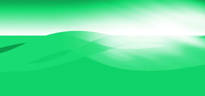 远山形状绿色清新banner背景高清