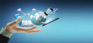 互联网科技地球海报高清