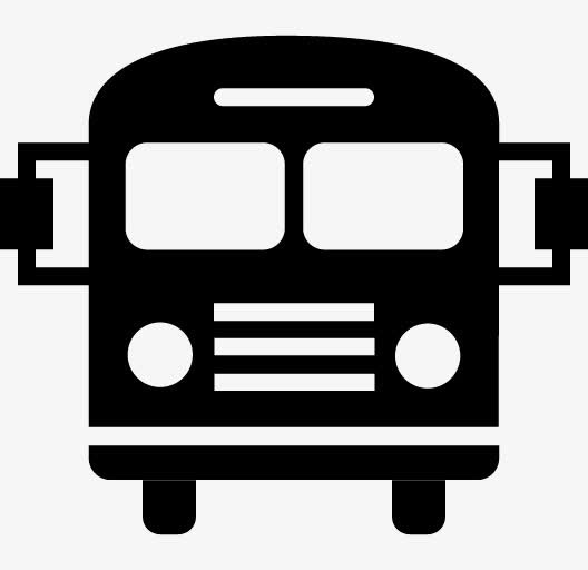 公共汽车标志图标免抠