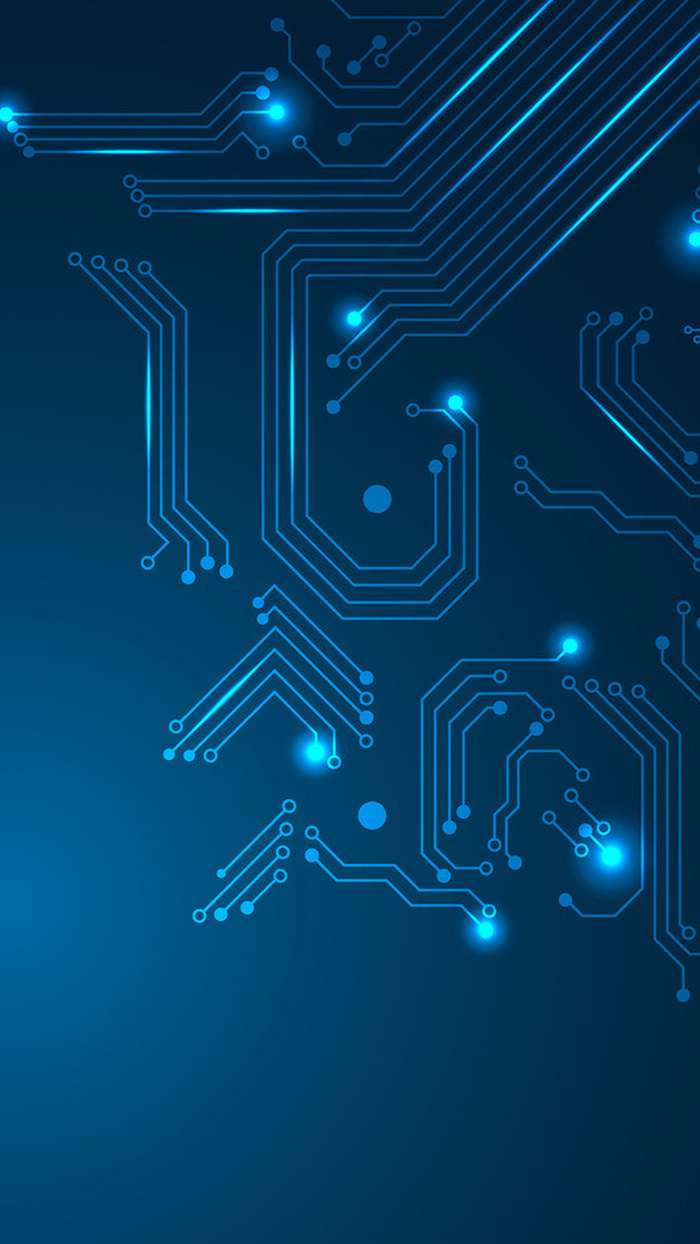 科技蓝色光点H5背景高清