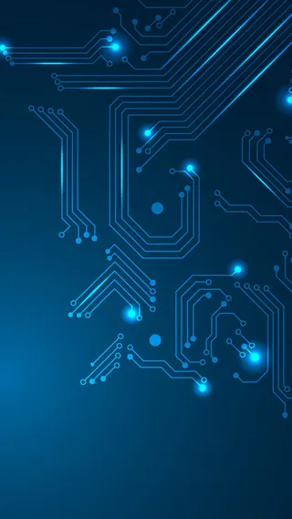 科技蓝色光点H5背景高清