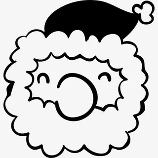 Smiling Santa 图标免抠