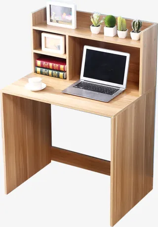 高清书桌电脑水杯免抠