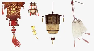 中国风花灯免抠