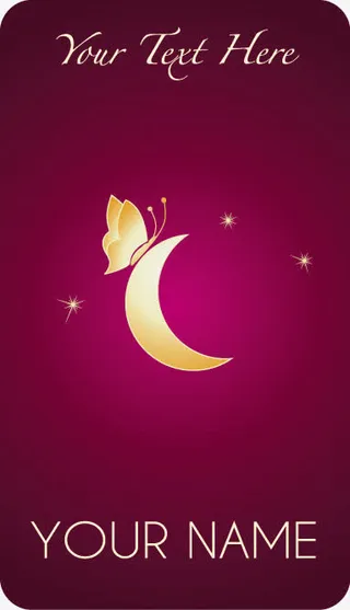 矢量复古名片模板免抠