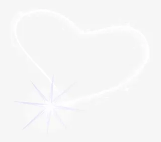 唯美炫光心形免抠