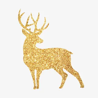 金色的麋鹿~免抠