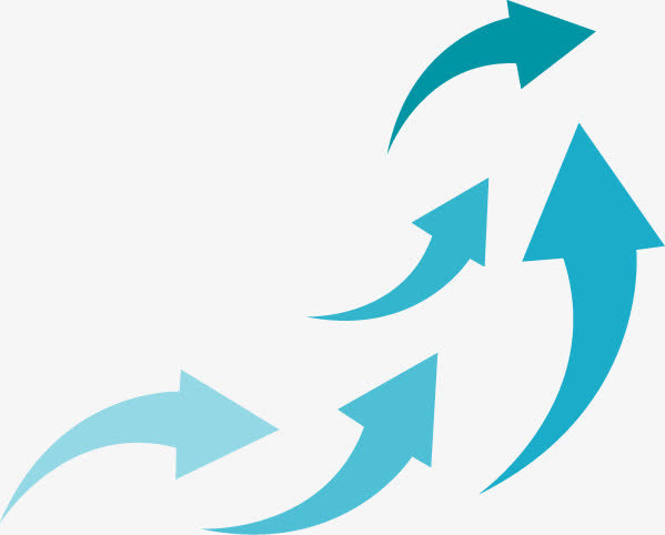 抽象几何箭头免抠