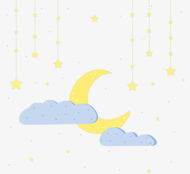 夜晚的月亮免抠图免抠