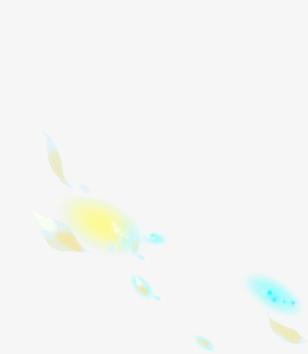 漂浮叶子免抠