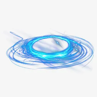 科技环形光效免抠