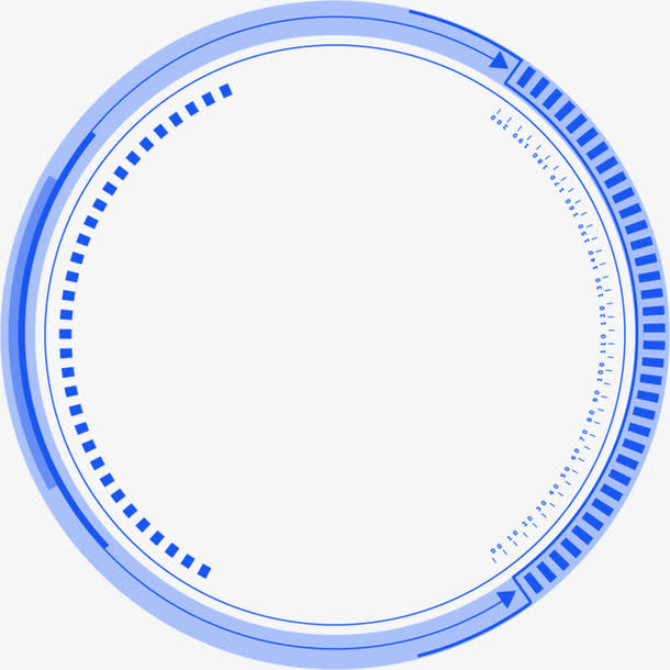 蓝色科幻网格钢铁侠AI贾维斯免抠