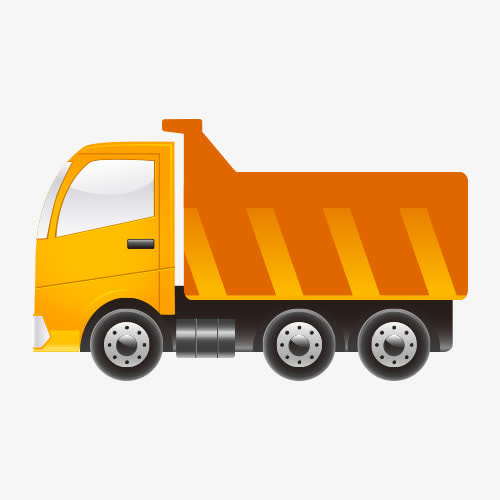 货车卡通机动车矢量图免抠