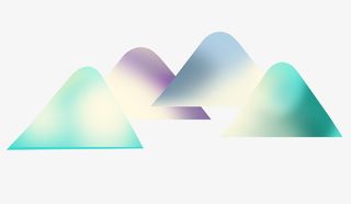 彩色山脉免抠PNG免抠