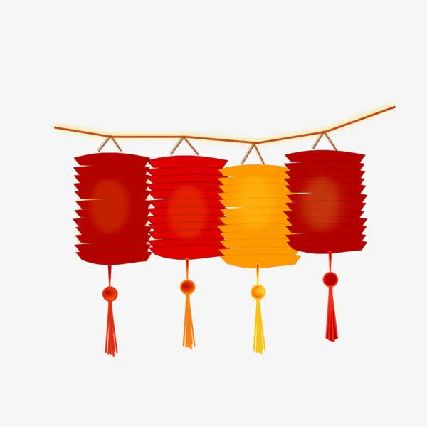 悬挂灯笼免抠