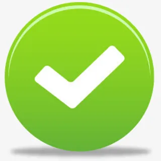 绿色对勾按钮确认图标免抠