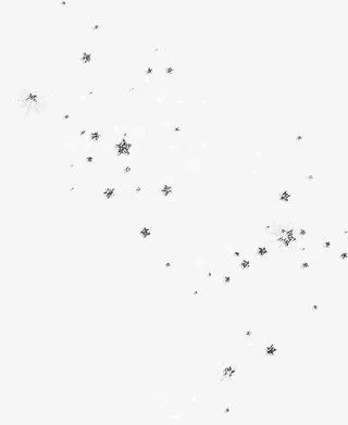 银色星星碎花免抠