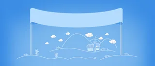 学生教育动漫背景banner