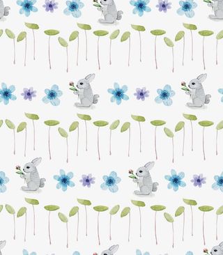 手绘花朵清新底纹背景