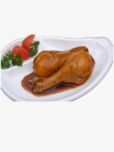 蜜汁鸡腿图片免抠