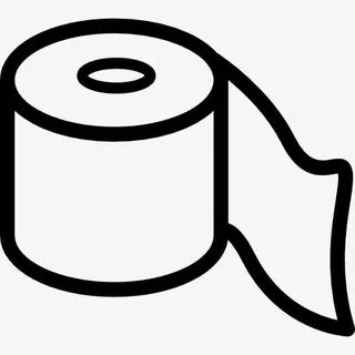 卫生卷纸工具概述图标免抠