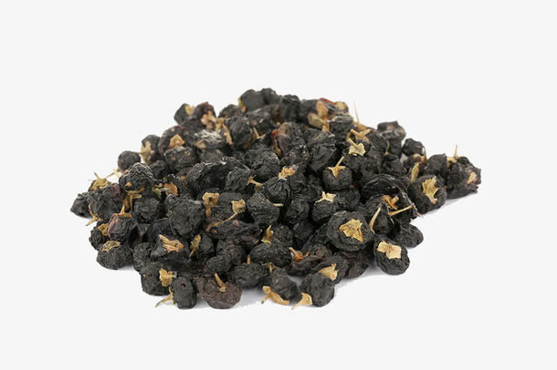 一堆黑枸杞免抠