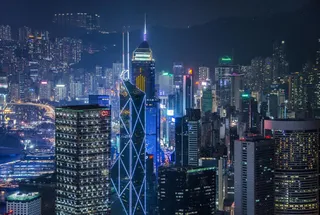 繁华都市夜景城市免抠