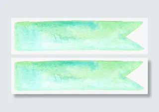 水彩绿色底纹图案免抠