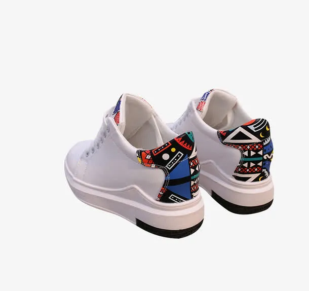 原宿风白色平底鞋实物素材免抠