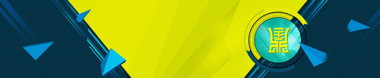 理财支付投资产品扁平蓝色海报背景高清