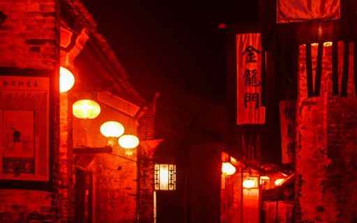 大红灯笼高高挂图免抠