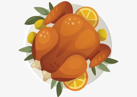 矢量卡通手绘菜肴免抠