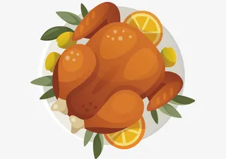 矢量卡通手绘菜肴免抠