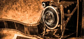 时光岁月照相机胶卷复古banner背景高清