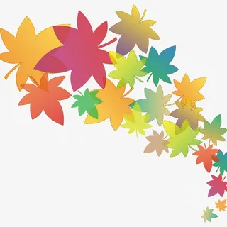 彩色的枫叶下载免抠