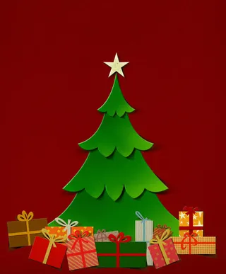 圣诞节促销海报免抠