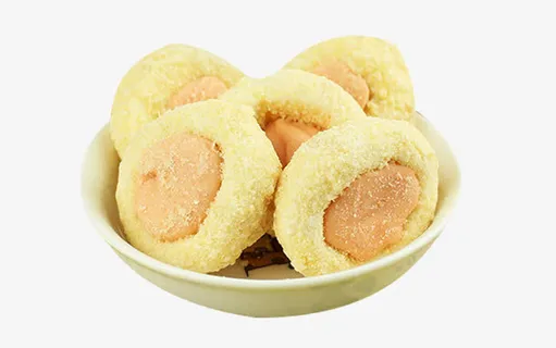 椰蓉酥皮点心素材免抠