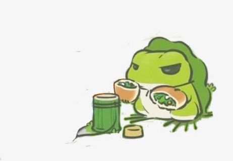 旅行青蛙-午饭时间免抠