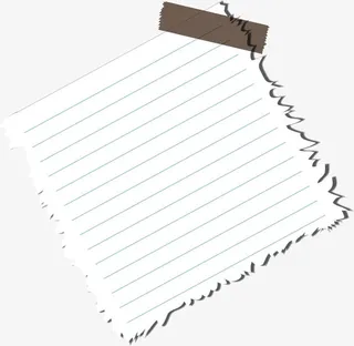 手绘胶带便签免抠